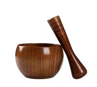 Ensemble Pilon Et Mortier Bol mortier broyeur pilon ail ensemble de broyage bâton concassage manuel purée mouture Guacamole tasse assaisonnement(Big Stick Bowl)