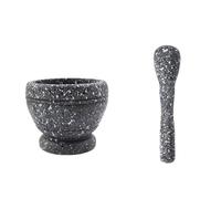 Ensemble pilon et mortier Broyeur à pression d'ail, Pot de purée manuel, médicaments en résine, pierre ail, mortier, outils cuisine(C)