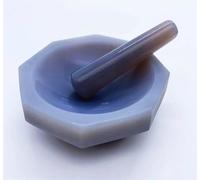 Ensemble Pilon Et Mortier Ensemble de mortier et pilon en Agate naturelle, toutes tailles, 30mm, 50mm, 70mm, 100mm, 120mm, for le meulage recherche(ID 130MM)
