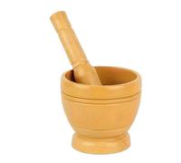 Ensemble Pilon Et Mortier Mortier à ail de cuisine, bol piment, ensemble mortier et pilon for poivre l'ail, broyeur, domestique