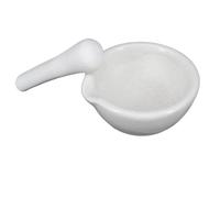 Ensemble Pilon Et Mortier Mortier et pilon en porcelaine 60mm/80mm/90mm/100mm/130mm/160mm/216mm/254mm, ensemble de bols broyage, Kit d'outils blancs(60mm)