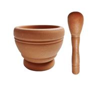 Ensemble Pilon Et Mortier Pilonnage de pierre à ail, mortier, broyeur domestique, pressage l'ail, purée d'ail, Pot manuel, médicaments, Jujube(Wood)