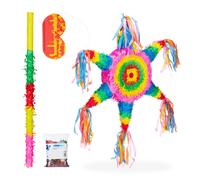 Ensemble pinata étoile colorée 0,28 kg Pinata anniversaire enfants fête