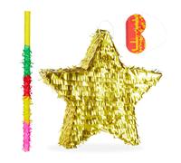 Ensemble piñata étoile multicolore et légère, piñata étoile, piñata enfants