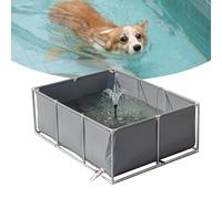 Ensemble Piscine Hors Sol (avec Cadre de Support) - Revêtements de Piscine extérieure adaptés aux Enfants et aux Adultes, Parfaits pour Les Jeux d'eau de Jardin sur Les patios et dans Les co