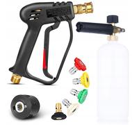 Ensemble pistolet nettoyeur haute pression - buse mousse 1L | M22/1/4" | 200 ...