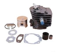 Ensemble piston et cylindre avec alésage de 46 mm pour tronçonneuse Rancher 50 51 55 55 avec joints et collecteur d'admission pour un montage complet