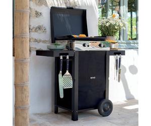 Ensemble Plancha Gaz Fonte et Chariot Combo Initial ENO 50