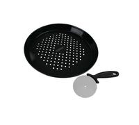 Ensemble plaque à pizza perforée 32 cm et roulette FM Professionnal FM Professional