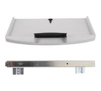 Ensemble plateau de clavier sous bureau avec support coulissant et support de clavier en ABS pour bureau de bureau avec vis