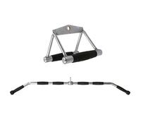 Ensemble poignée et barre dorsale Softee Argenté 120 cm