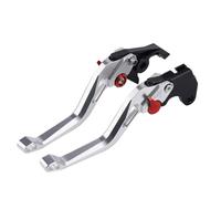 Ensemble Poignée Leviers D'embrayage Pour XMAX 300 Pour X-MAX 400 2023-2024 Leviers D'embrayage De Frein 5D Poignée Courte Pliable Réglable En Aluminium(A-6)