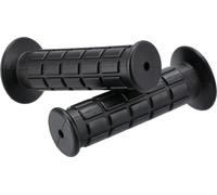 Ensemble : Poignées de guidon, poignée de gaz et poignée fixe, motif gaufré Softtouch, noir - pour Simson S50, S51, S70, SR50, SR80