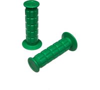 Ensemble : Poignées de guidon pour poignée de gaz et poignée fixe, motif gaufré, vert - Simson S50, S51, S70, SR50, SR80