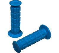 Ensemble : Poignées de guidon pour poignée tournante et poignée fixe, motif gaufre, bleu clair - pour Simson S50, S51, S70, SR50, SR80