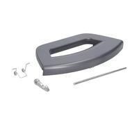 Ensemble Poignées de Porte BLUPARTS Compatible Hotpoint C00286151 Noir