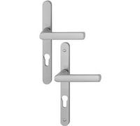 Ensemble poignées pour portes-fenêtres Hamburg plaque étroite - HOPPE - 12004XXX