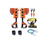 Ensemble pointes escalade arbre 1 paire crampons acier allié charge 158 kg corde sécurité