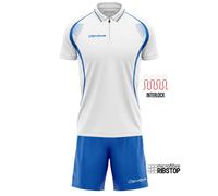 Ensemble polo et short Givova Easy Blanc 2XL Unisex