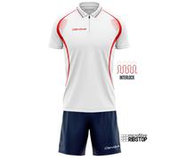 Givova Easy Short Sleeve Set Blanc,Bleu XL Homme