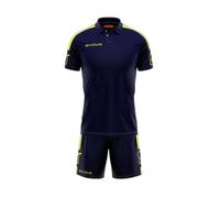 Givova Play Short Sleeve Set Bleu XL Homme