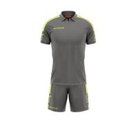 Givova Play Short Sleeve Set Jaune,Gris L Homme