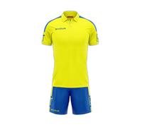 Givova Play Short Sleeve Set Jaune,Bleu XL Homme
