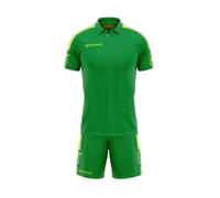 Givova Play Short Sleeve Set Vert M Homme
