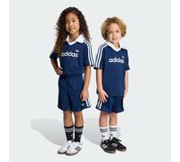 ENSEMBLE POLO SHORT FINES RAYURES LARGE Night Indigo 7-8A