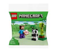 Ensemble Polybag LEGO Minecraft Steve Et Bébé Panda 30672