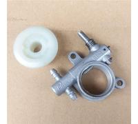 Ensemble pompe à huile/engrenage à vis sans fin adapté for Oleo Mac 925 GS260 plus kit de lubrification de mini tronçonneuses 50160207 remplacement de pièces de rechange ( Color : Oil pump and worm )