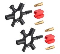 Ensemble Portable 15 en 1, Compact et polyvalent, parfait pour le Camping, besoins d ' entretien ménager, outil rgonomique en plastique