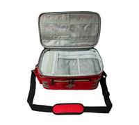 Ensemble portable avec séparateurs amovibles pour un rangement personnalisable en cas d'urgence, fabriqué à partir de polyester haute résistance, design léger pour les voyages et la maison
