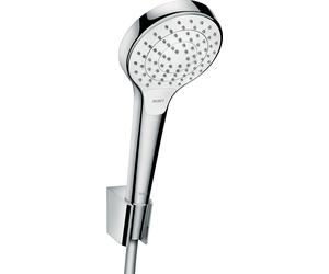 ensemble porte-douche Croma Select S Vario avec flexible de douche 160 cm, blanc/chrome, 26411400