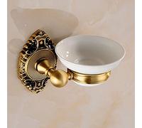 Ensemble porte-serviettes pour salle de bain - Barre porte-serviettes et porte-papier - Double porte-gobelet - Anneau porte-serviette élégant - Matériel de salle de bain pour la maison et la cuisine