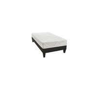 Ensemble POSEIDON 90x190 cm - Matelas Mémoire de forme + Sommier Bois