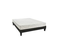 - Ensemble POSEIDON 90x200 cm - Matelas Mémoire de forme + Sommier Bois