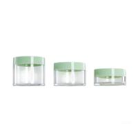 Ensemble Pots Crème pour Avion et Camping(Green)