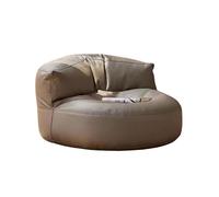Ensemble pouf et pouf gris pour adultes avec rembourrage, facile à nettoyer, meubles haute résilience, canapé parfait pour le salon et la lecture, idéal pour la décoration de la maison (gris, style