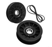 Ensemble poulie et courroie d'entraînement pour tondeuse Cadet et Craftsman Compatible avec les numéros de modèle 756 05024, 756 05032 et 754 05027 pour un fonctionnement efficace