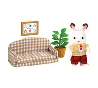 Sylvanian Families Calico Critters Chocolate Rabbit Father DF-07 EPOCH fm Japan