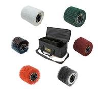 Ensemble pour accessoiriser votre Rénovateur REX120 avec sac de transport 24L et 6 brosses spécialisées pour bois,métal et pierre
