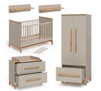 Ensemble pour chambre d'enfant Malia, 5 pièces, Cachemire/Chêne, Vitalispa 53027