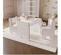 Ensemble pour enfant TIMI table et 2 chaises MDF - couleur blanche