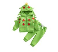 Ensemble pour Ensemble deux pièces pour filles sweat à capuche et pantalon confortable fêtes spectacles tenue déguisement festif Noël saison automne hiver vêtement enfant fille jeu créatif activité