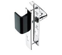 Vachette – Ensemble porte palière BEZAULT RIV BLOC – Poignée 536 ABS noir/chrome – Clé I – 63223