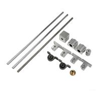 Ensemble pour rail Guidage Horizontal 250mm Aluminium pour robuste(350mm) | Acier inoxydable, aluminium, pour t8 double, roulements SCS8UU, pour idéal CNC, routeur, tour