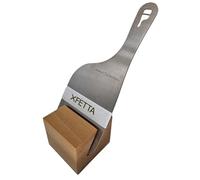 Ensemble pour truffes composé d'une tranchetruffe XFETTA et d'une base en bois de hêtre. La lame du trancheuse est fixe et lisse en acier Nitro-B. Conçu par Davide Oldani.