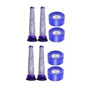 Ensemble préfiltre et postfiltre. Compatible avec les aspirateurs Dyson V7 / V8 / SV10 / SV11 Motorhead Animal/Absolute. Pièces détachées.(8PCS)