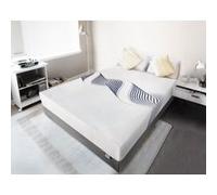 Ensemble prêt à dormir Azuria 140X190 - Matelas mémoire de forme 21 cm & Sommier 48 Lattes - Fabrication française G